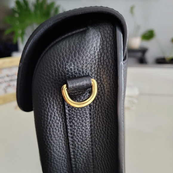 Authentic Dior Bobby Flap Bag Natural Black Grained Calfskin FREE AUTHENTICATION - Picture 6 of 16